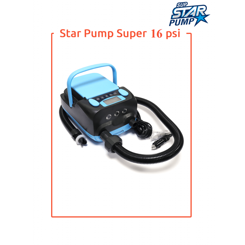 Gonfleur électrique pour paddle 20 psi avec batterie - Star Pump 9+ - Star