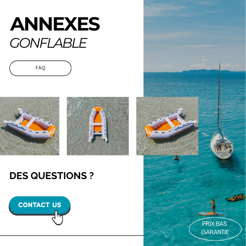 Bannière mobile FAQ annexes gonflables pour SUP Factory