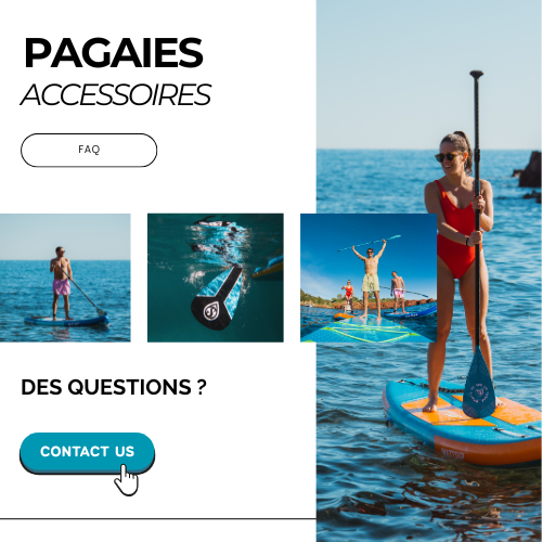 Bannière mobile pour FAQ SUP Factory Pagaies accessoires