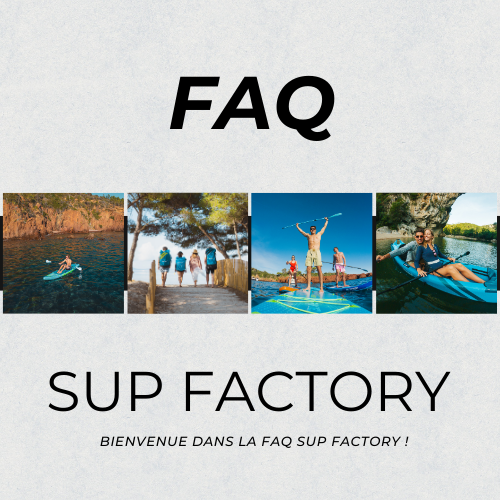 Bannière mobile pour SUP Factory