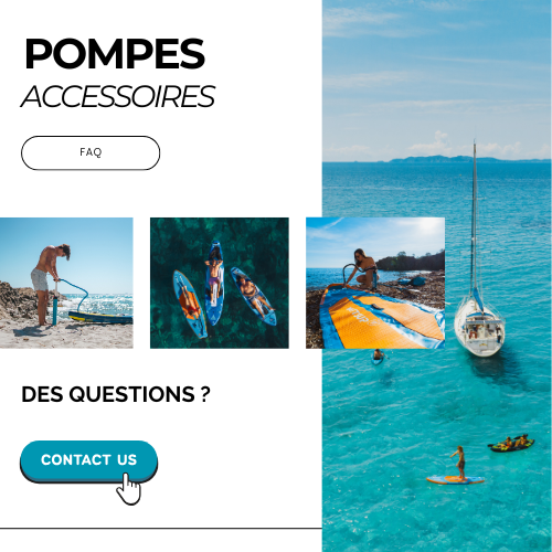 Bannière mobile pour FAQ SUP Factory Pagaies accessoires